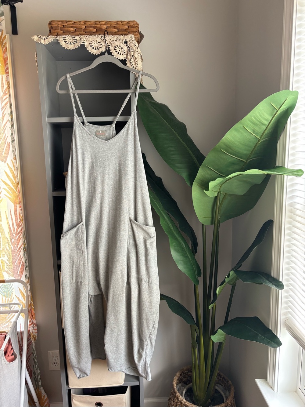 fp movement (free people) hot shot jumpsuit in gray